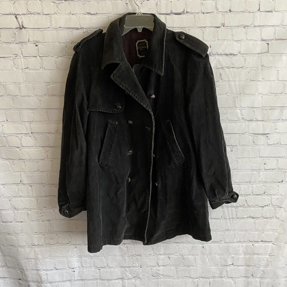 Christian Dior Coat Mod Military Babydoll Black Winter Designer Velvet